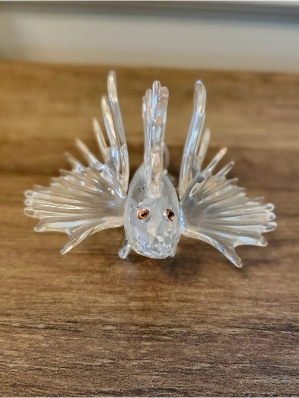Swarovski Crystal Clear Lion Fish South Sea Figurine - 3” X 2” - Picture 3 of 14